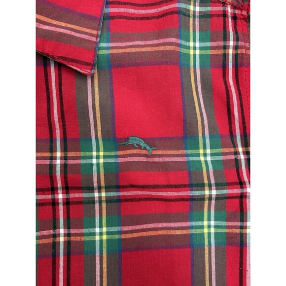 Tommy Bahama Other - Boy's Tommy Bahama Shirt Holiday Plaid Size XL(14)